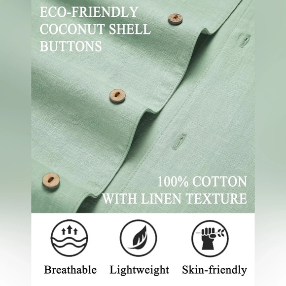 linen button down shirt - Picture 5 of 5